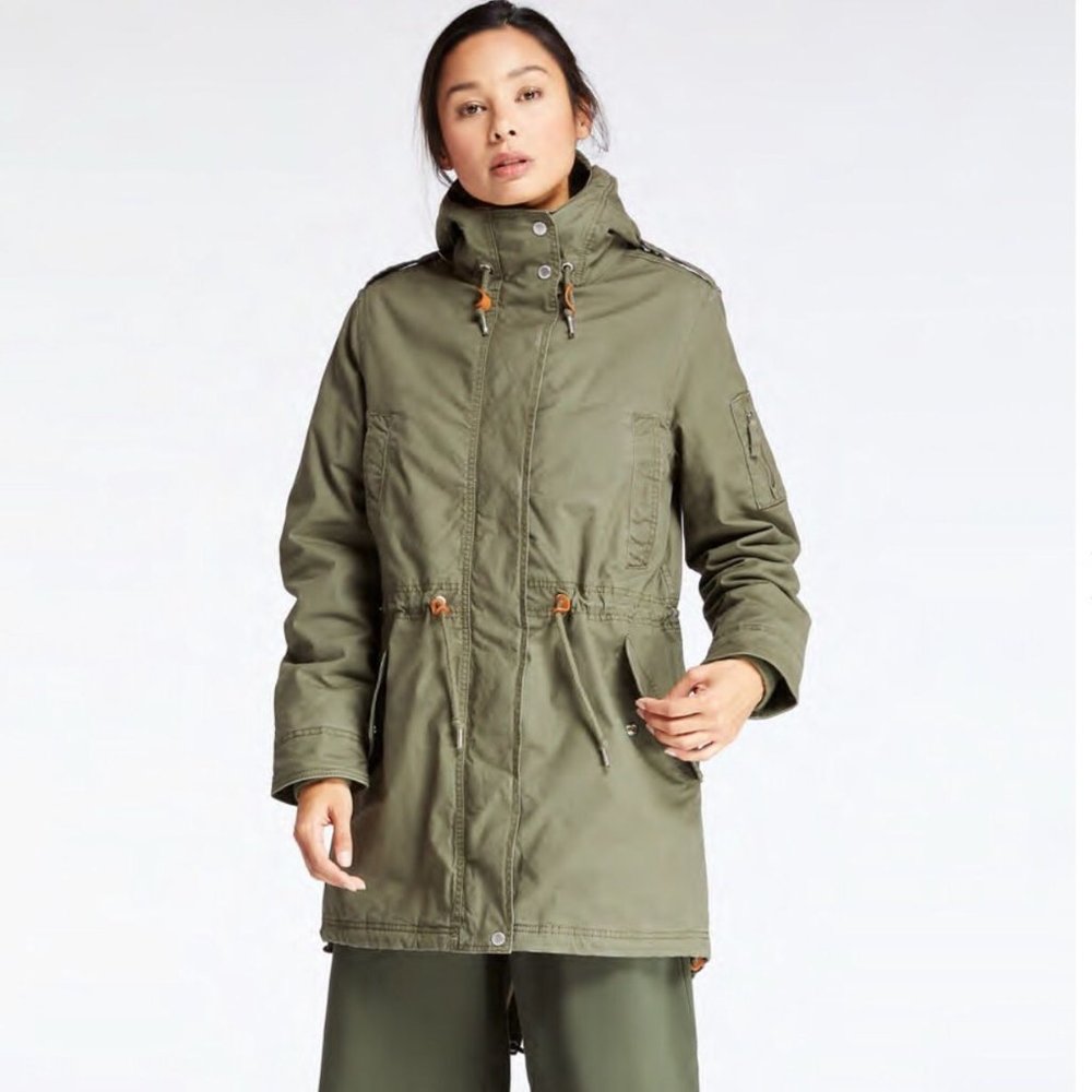 TIMBERLAND WOMEN'S FLEECE-LINED PARKA